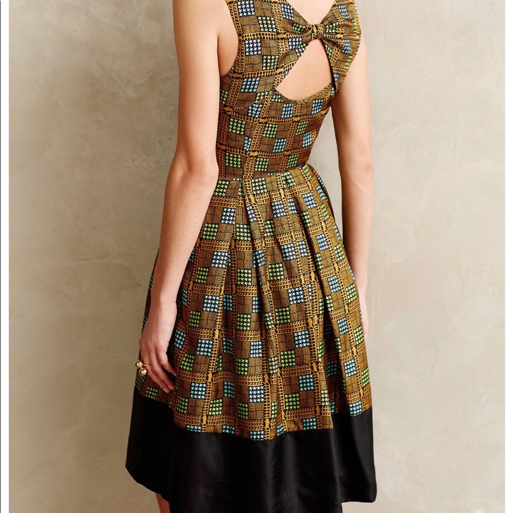 Girls From Savoy Kakum Flared Silk Dress